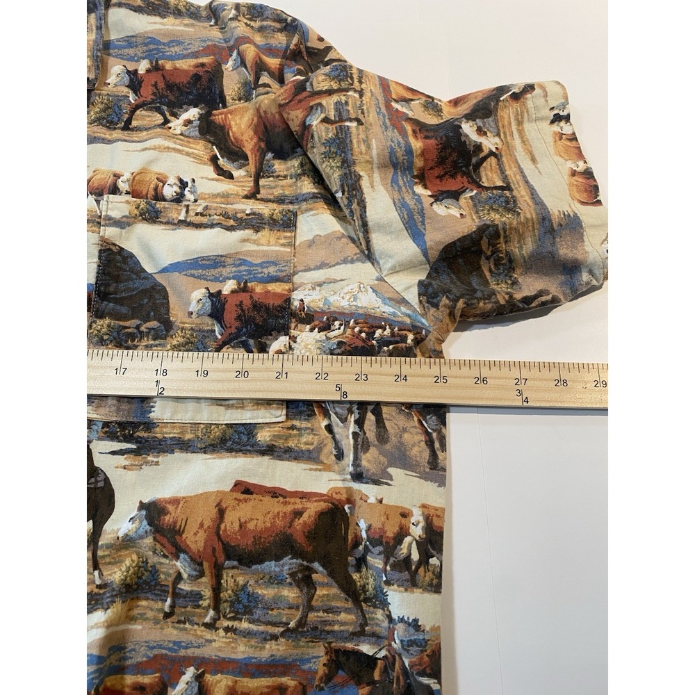 Ranch Hereford Cattle Drive, Cowboy & Horse, Ranch Hand, Roping & Riding 5XL - Picture 7 of 10